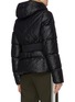 Back View - Click To Enlarge - MONCLER - 'Ribaud' logo embossed print hood puff jacket