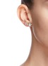 Figure View - Click To Enlarge - JOOMI LIM - Crystal Star Asymmetrical Fringe Earrings