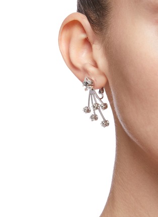 Figure View - Click To Enlarge - JOOMI LIM - Crystal Shooting Star Clip Earrings