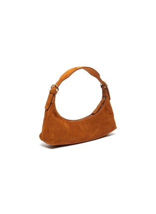 Detail View - Click To Enlarge - BY FAR - 'Mara' suede leather baguette shoulder bag