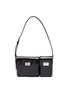 Main View - Click To Enlarge - BY FAR - Billy' dual pocket convertible leather shoulder bag