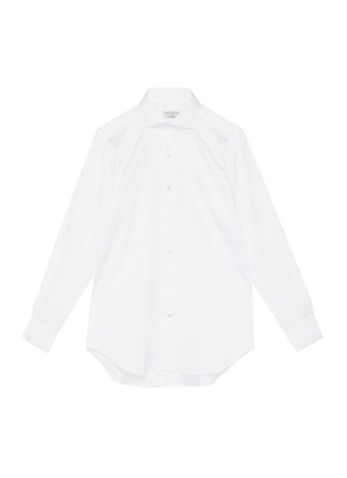 Main View - Click To Enlarge - TOMORROWLAND - French Collar Herringbone Shirt