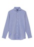 Main View - Click To Enlarge - LARDINI - Spread collar cotton twill placket shirt