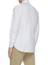 Back View - Click To Enlarge - LARDINI - Spread collar cotton twill placket shirt