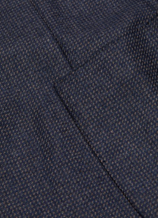  - LARDINI - Notch lapel microcheck casual blazer
