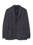 Main View - Click To Enlarge - LARDINI - Notch lapel microcheck casual blazer