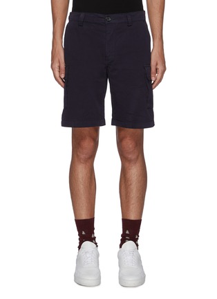 Main View - Click To Enlarge - PS PAUL SMITH - Belted slim fit cargo shorts