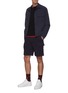 Figure View - Click To Enlarge - PS PAUL SMITH - Belted slim fit cargo shorts