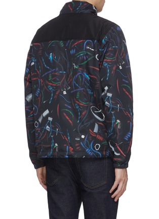 Back View - Click To Enlarge - PS PAUL SMITH - 'Climbing Rope' reversible track jacket