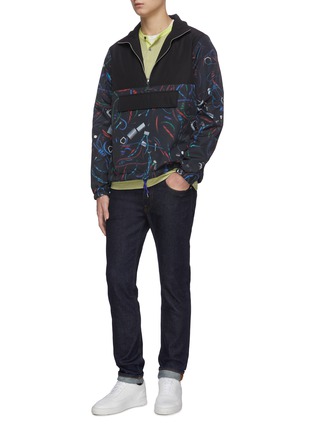Figure View - Click To Enlarge - PS PAUL SMITH - 'Climbing Rope' reversible track jacket