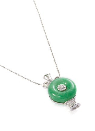 locket necklace with diamond