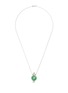 Main View - Click To Enlarge - SAMUEL KUNG - Jadeite Diamond 18K White Gold Necklace