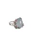 Main View - Click To Enlarge - SAMUEL KUNG - Diamond jade sapphire garnet 18k white gold ring