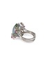 Figure View - Click To Enlarge - SAMUEL KUNG - Diamond jade sapphire garnet 18k white gold ring