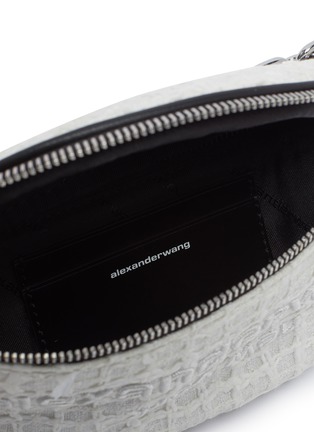 Detail View - Click To Enlarge - ALEXANDERWANG - 'Attica' tweed bum bag