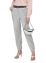 Front View - Click To Enlarge - ALEXANDERWANG - 'Attica' tweed bum bag