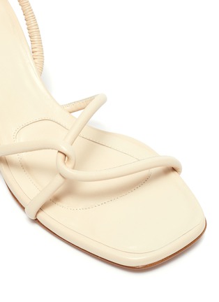 Detail View - Click To Enlarge - ROSETTA GETTY - Strappy heeled leather sandals