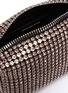 Detail View - Click To Enlarge - ALEXANDER WANG - Wangloc rhinestone top handle medium pouch