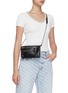 Figure View - Click To Enlarge - ALEXANDER WANG - Attica leather three way bag