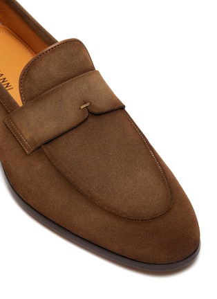 Detail View - Click To Enlarge - MAGNANNI - Side flex penny loafers