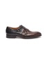 Main View - Click To Enlarge - MAGNANNI - Leather dual-toned double monk strap shoes