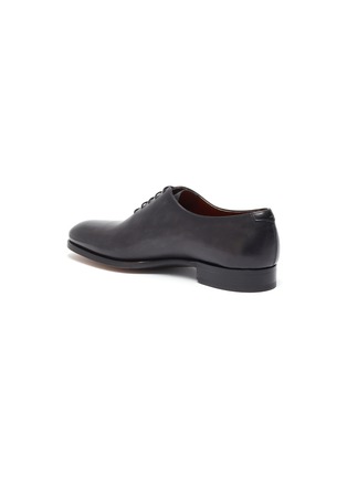  - MAGNANNI - Leather round toe wholecut shoes