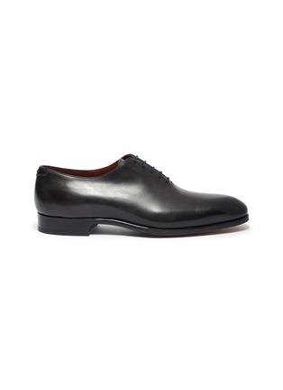 Main View - Click To Enlarge - MAGNANNI - Leather round toe wholecut shoes