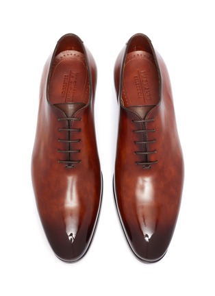 Detail View - Click To Enlarge - MAGNANNI - Leather round toe wholecut shoes