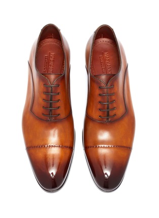 Detail View - Click To Enlarge - MAGNANNI - Leather round toe wholecut oxford shoes