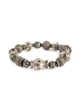 Main View - Click To Enlarge - TUKKA - Embellished metal bead bracelet