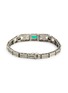 Figure View - Click To Enlarge - TUKKA - Victorian' diamond emerald gold silver set bracelet