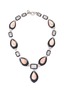 Main View - Click To Enlarge - TUKKA - Art Deco' Diamond onyx coral necklace