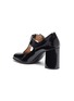 - MIU MIU - Block heel patent leather Mary Jane pumps