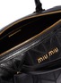 Detail View - Click To Enlarge - MIU MIU - 'Boston' shoulder strap leather bag