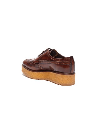  - PRADA - Gum sole leather Oxford shoes