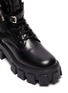 Detail View - Click To Enlarge - PRADA - Detachable pocket platform leather boots