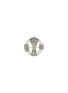 Main View - Click To Enlarge - TUKKA - 'Art Deco' diamond crystal gold silver pin
