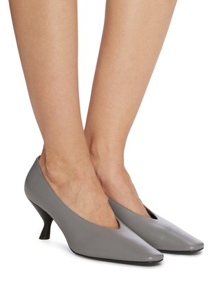Figure View - Click To Enlarge - PRADA - Nappa leather pumps