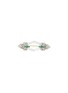 Main View - Click To Enlarge - TUKKA - 'Art Deco' diamond emerald crystal gold and silver brooch