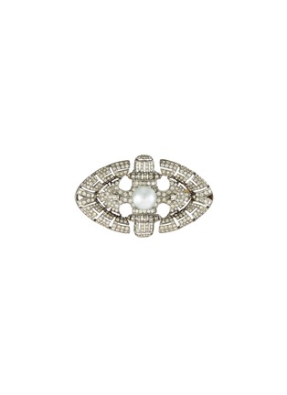 Main View - Click To Enlarge - TUKKA - 'Victorian' diamond pearl brooch