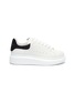 Main View - Click To Enlarge - ALEXANDER MCQUEEN - Oversized leather kids sneakers