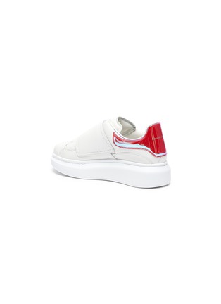 Detail View - Click To Enlarge - ALEXANDER MCQUEEN - Velcro strap chunky outsole kids sneakers