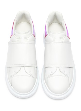 Figure View - Click To Enlarge - ALEXANDER MCQUEEN - Velcro strap chunky outsole kids sneakers