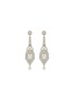 Main View - Click To Enlarge - TUKKA - Diamond silver drop earrings
