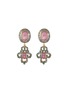 Main View - Click To Enlarge - TUKKA - Antique' ruby emerald drop earrings