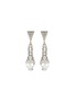 Main View - Click To Enlarge - TUKKA - Diamond pearl silver drop earrings