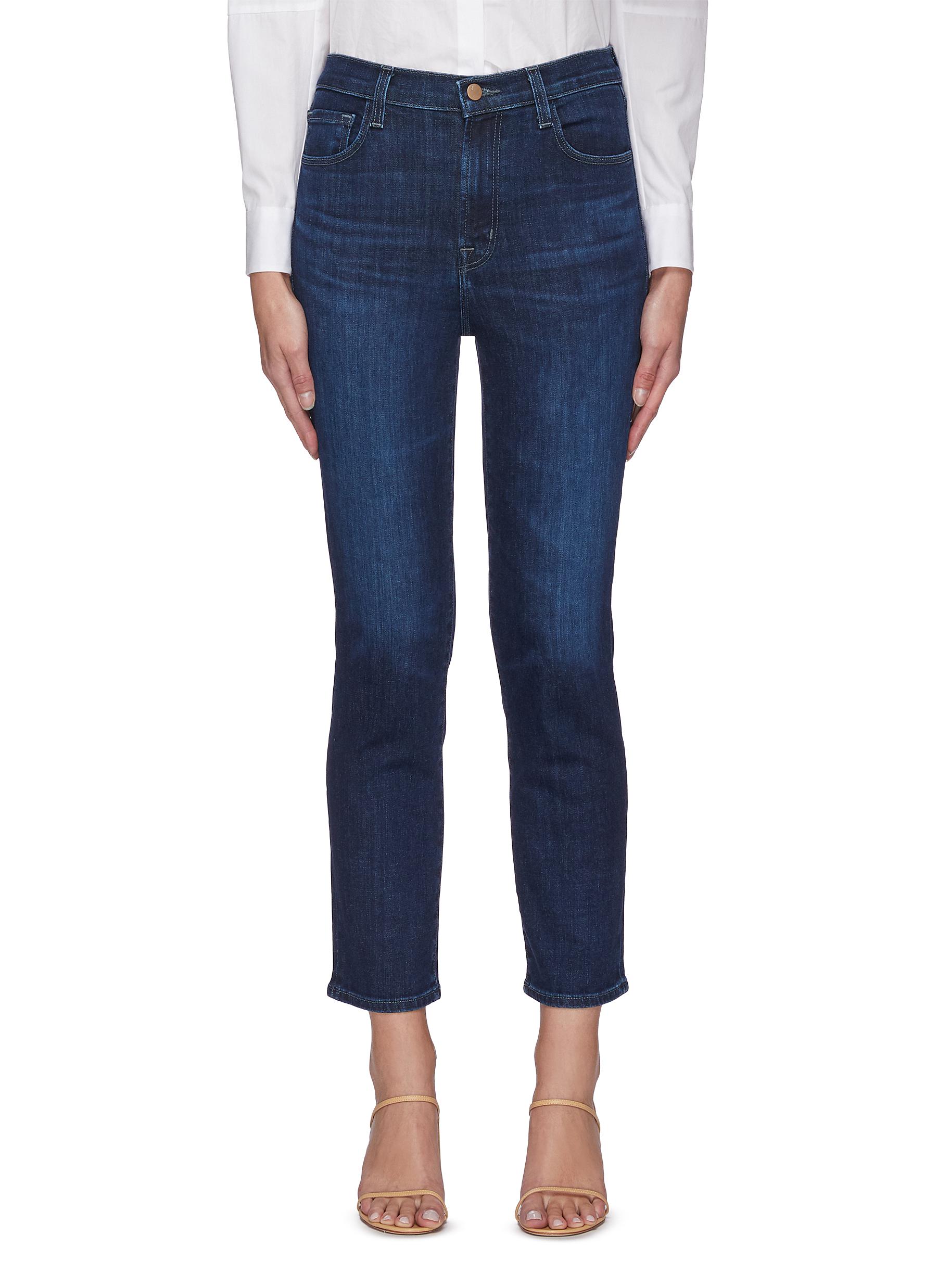 j brand high rise skinny jeans