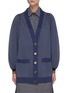 Main View - Click To Enlarge - FENDI - Gingham check cardigan