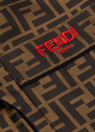  - FENDI - Anagram print logo embroidered pyjama top