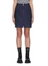 Main View - Click To Enlarge - FENDI - Quilt denim mini skirt